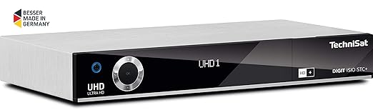 TechniSat Digit ISIO STC+ UHD Receiver (mit Twin Tuner, Sat DVB-S/DVB-S2, Kabel DVB-C, DVB-T2 HD, Smart TV, App Steuerung, PV