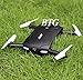 BTG JJRC H37 2.4GHz 6-Axis Gyro Foldable Pocket Selfie Quadcopter - WIFI FPV Drone With Adjustable HD Camera - Automatic Altitude Hold/Headless Mode/One Press Return