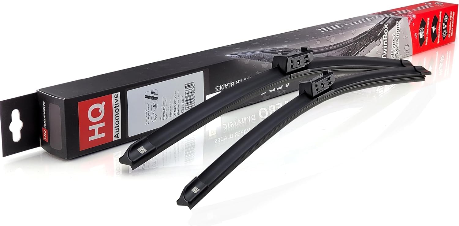 HQ Automotive Wiper Blade for CITROEN Berlingo, C3, FIAT 500L 500X, FORD Fiesta MK7, VAUXHALL Adam, PEUGEOT Partner Ranch 208 2008 Front Set, AD51-624