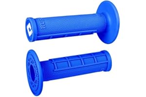 OLD DUTCH INTERNATIONAL Odi Motocross Single Ply Grips Half Waffle Blue Univ