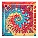 CoverYourHair Tie Dye Paisley Bandana - Colorful Bandana - Rainbow Colored Bandana