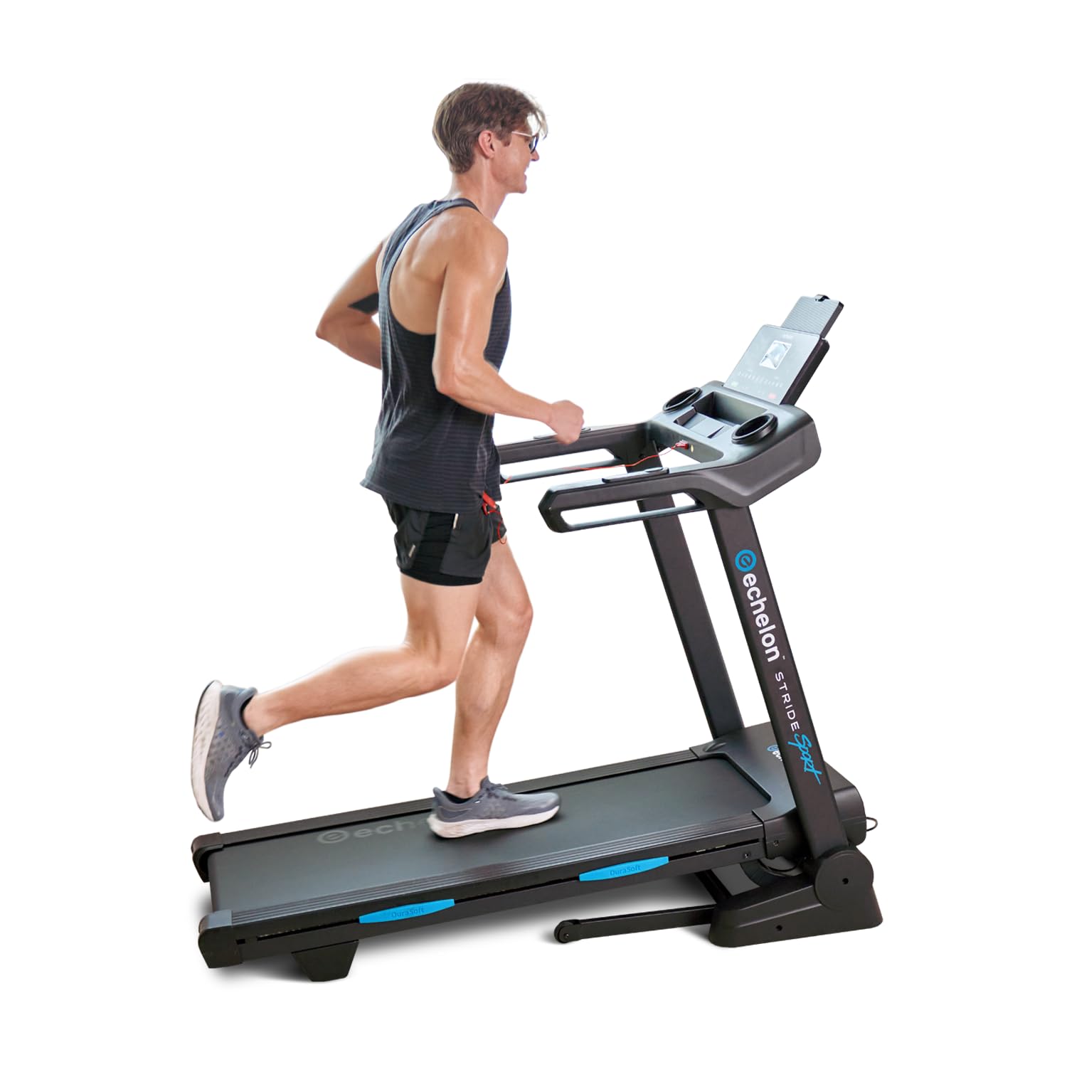 Echelon Stride Treadmill, Smart Foldable, Cushioned