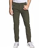 ETHANOL Mens Comfy Stretch Slim Fit Straight Casual