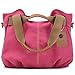 z-joyee Women's Ladies Casual Vintage Hobo Canvas Daily Purse Top Handle Shoulder Tote Shopper Handbag Satchel Bag