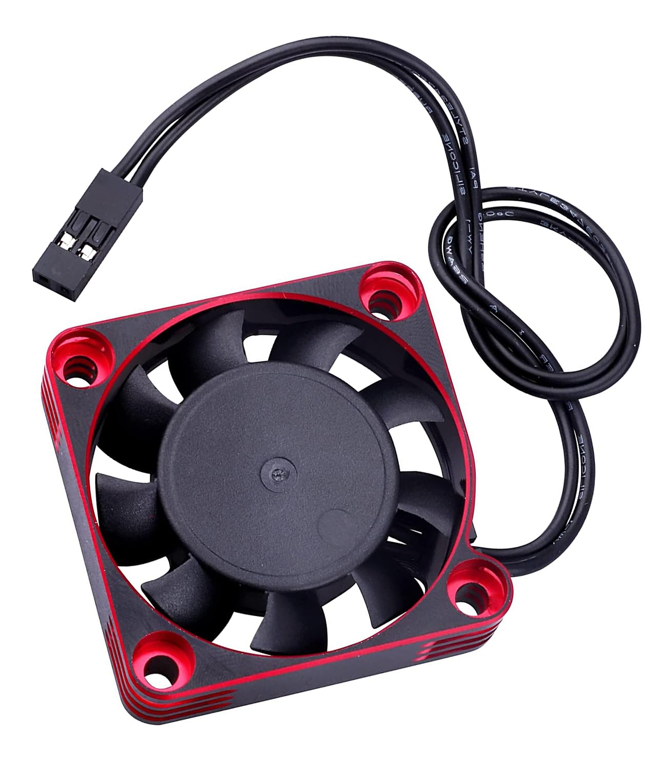 MACHSWON RC Motor Cooling Fan 40x40mm High Speed for ESC/Motor Heat Sink Replacement Red ESC Motor Fan