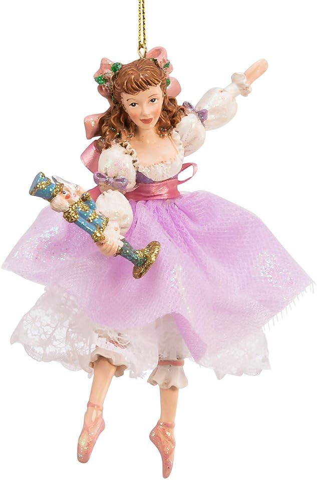 Nutcrackers - Kurt S. Adler Kurt Adler 6-Inch Resin Nutcracker Suite Clara Ornament