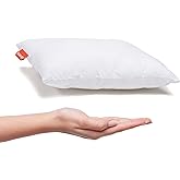 Pipsqueak Microfiber Pillow - Small, Mini, Tiny - 11 x 7 in - Perfect for Travel, Cars, Airplanes, Camping, Dogs, Toddlers, Kids, Lumbar, Knees and Neck - Ages 2 Yrs and Up