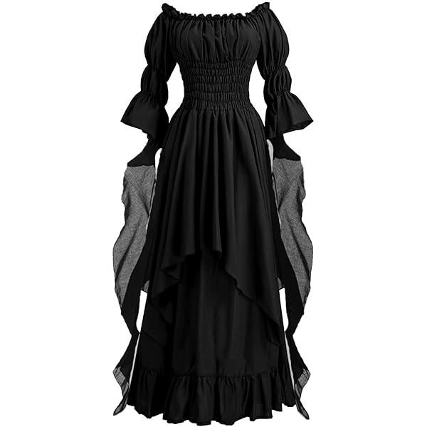 Vestidos Góticos Para Ujer Vestido Gótico Lolita Vestido Vintage Con Volantes Vestido Steapunk