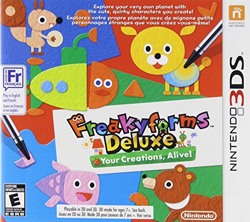 Freakyforms Deluxe: Your Creations Alive - Bilingual - Nintendo 3DS