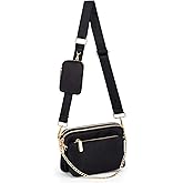 UTO Small Crossbody Bags for Women 3 in 1 Trendy Belt Purse Fashion Designer Mini Cute Sling Fanny Chest Pack