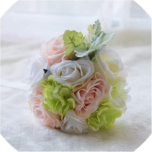 white hydrangea bridesmaid bouquet
