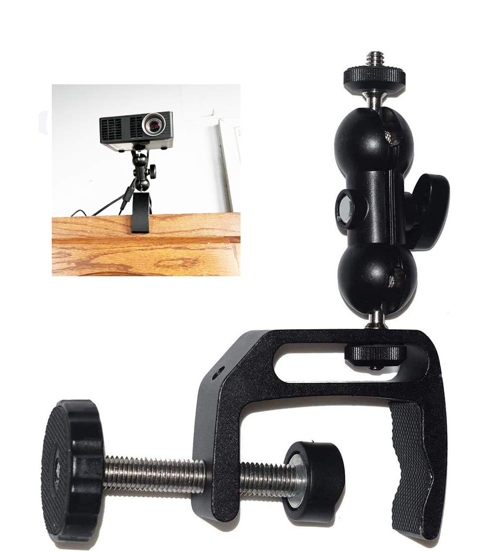 Mini Projector clamp Mount, Angle Adjustable Clamp Mount, Projector