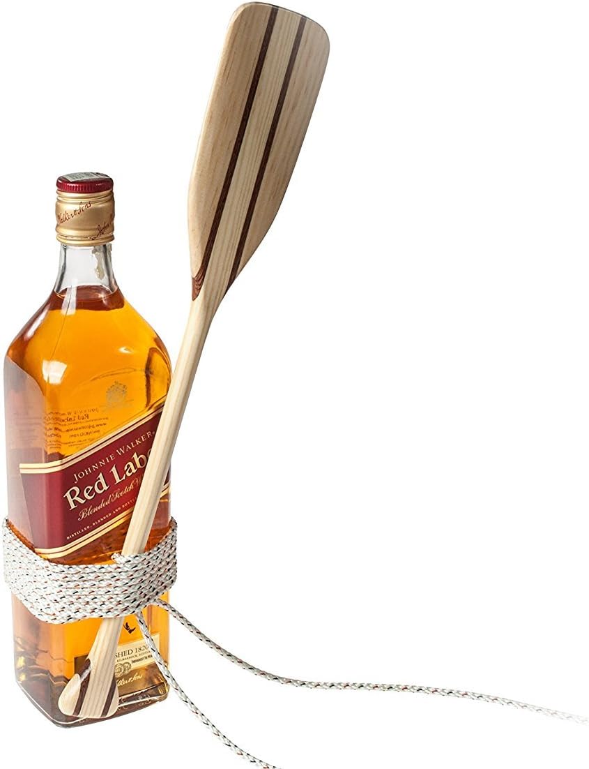 Sportseller Wooden Pine Mahogany Mini Paddle - excellent Gift for Sailers Canoeists Kayakers Rafters etc.
