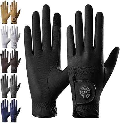 AF Ladies Horse Riding Gloves Sui Sereno Snake Skin Black Medium