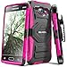 Galaxy J1 (2015) Case, Evocel [New Generation Series] Belt Clip Holster, Kickstand, & Dual Layer for Samsung Galaxy J1 (Model No J100) / J1 (2015 Release), Pink (EVO-SAMJ1-XX05)