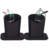 Baitaihem Pack of 2 Eyeglasses Holder Stand Protective Glasses Holder For Desks Or Nightstands,Brithday Gifts,Christmas Gifts
