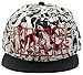 Marvel Comics Text Logo Black & White Superhero All Over Print Snapback Hat