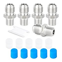 TAISHER 2PCS Forging of 304 Stainless Steel JIC