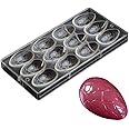 Polycarbonate Chocolate Mold DIY Handmade Chocolate Candy Mould Pastry Tools Bakeware Easter Egg Pattern Surface (19273)