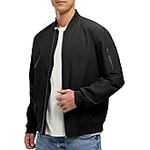 Rdruko Men's Lightweight Bomber Jacket Causal Fashion Stylish Windbreaker Light Jacket