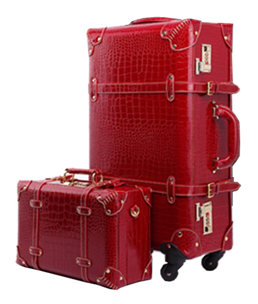 crocodile luggage set