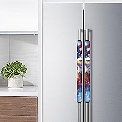 ASQVTIFE American Flag Refrigerator Door Handle