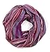 Anika Dali Festival Bliss Shimmer Infinity Scarf, Boho Loop Shawl (Purple Bliss)