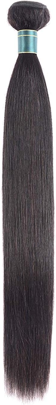 Little cute shopStraight Human Hair Bundles 3 Bundles 8 30 Inch M Remy Hair Bundles Brazilian Hair Weave Bundles 100% Human Hair,34Inches,Natural Color