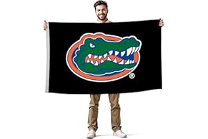 VICTORY CORPS Florida Gators 3' x 5' College Sports Printed Flag - NCAA Licensed - Nylon - School Banner (Black)