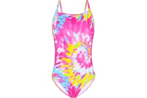 Snowheart Girls Swimsuit One-Piece Bathing Suits Multicolor Kids Sport Summer Beach Swimwear for 2-12 Years Old