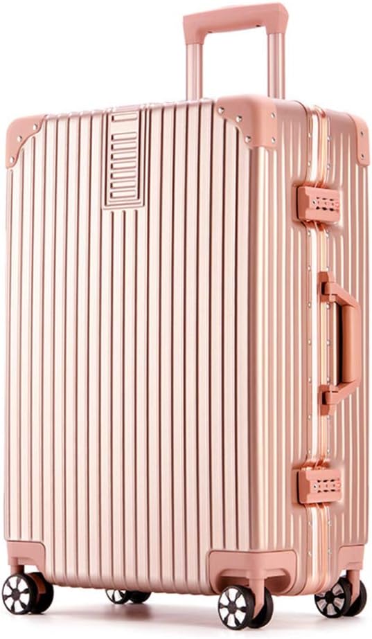 it rose gold suitcase large