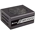 Corsair CP-9020094-UK RM1000x 1000 W 80 Plus Gold Certified Modular 135 mm Thermally Controlled Fan Power Supply Unit - Black