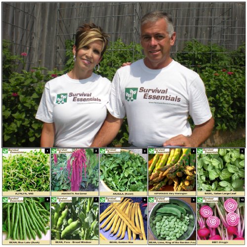 Heirloom Seeds for Planting Vegetables and Fruits Survival Essentials