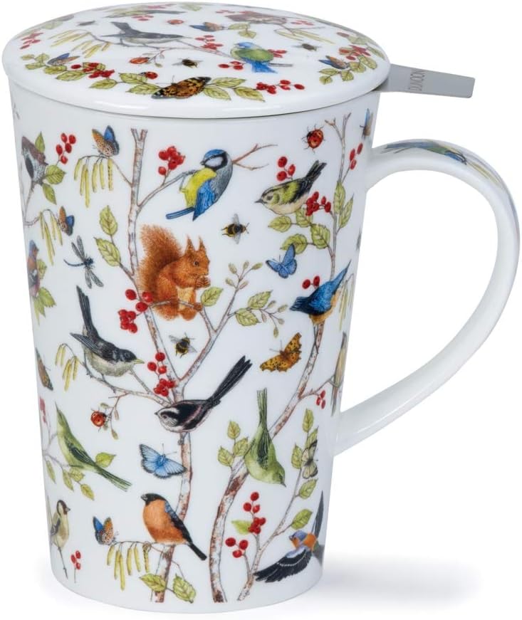 Dunoon Fine Bone China Secret Wood Squirrel Parrot Wildlife