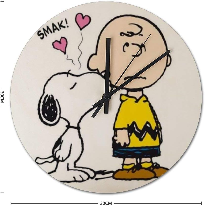 Amazon Co Jp ドーム型 電波 壁掛け時計 Snoopy スヌーピー 自動受信 アナログ 静音 インテリア サイレントムーブメント アート室内飾り物 静音 連続秒針 ホーム キッチン