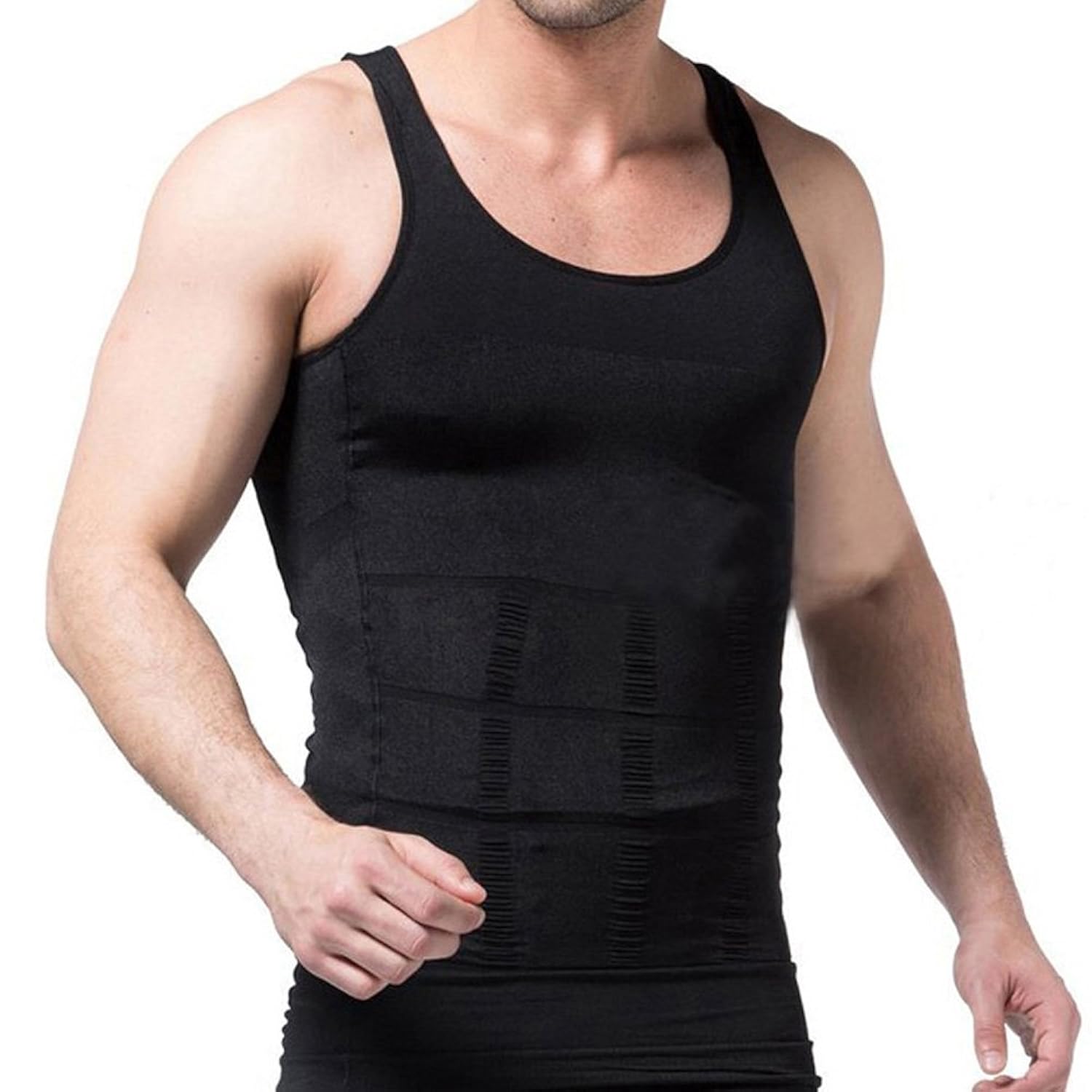 Hanerdun Mens Slimming Body Shaper Vests Undershirt Abs Abdomen Slim eBay