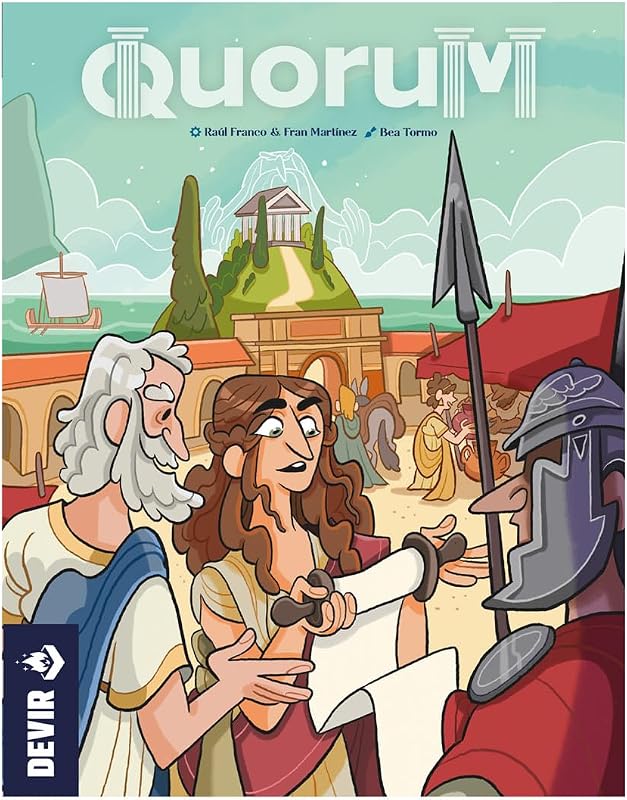 - Quorum – Juego de Mesa de Estrategia del Imperio Romano | Senadores, Provincias y Política | 2-4 Jugadores | +14 Años | 45 Min (BGQUML)
