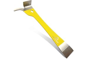 Apis Tactical Type 2 Hive Tool, 3.5mm Thick Heat Treated Stainless Steel for Durability & Strength - Beekeeper Tools for Prying, Lifting & Scraping - Beekeeping Supplies