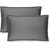 Bare Home King Pillow Sham Covers - Set of 2 - Premium 1800 Ultra-Soft Microfiber - Double Brushed - Bed Pillow Shams - Pillo