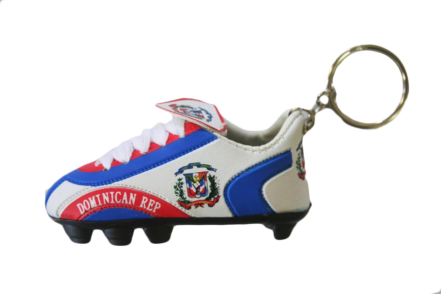 red white and blue soccer cleats