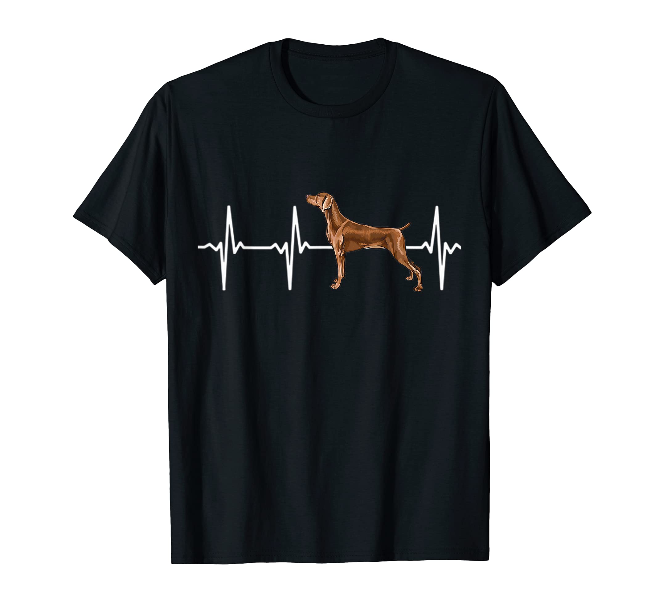Weimaraner Heartbeat Love My Dog T-Shirt