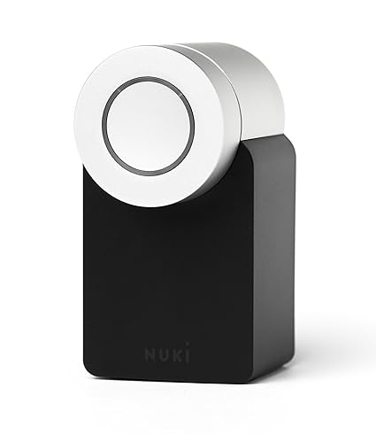 Nuki Smart Lock - Elektronisches Türschloss mit Bluetooth - Automatisches Öffnen der Tür per Smartphone- für iPhone und Andro