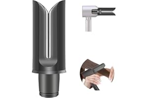 MOUPAA Hair Straightener Attachment for Dyson Supersonic Hair Dryer HD15 HD08 HD01 HD02 HD03 HD04, Straightening Styling Nozzle Tool for Hair Dryers converting Hair Straighteners