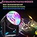 ZCPlus Crystal Ball Party Lights Disco Light Sound Activated LED Night Light RGB Strobe Lights for Kid KTV Wedding Club Pub Disco DJ Lighting …
