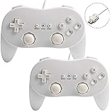 2x Classic Controller Pro GamePad für Nintendo Wii Weiß