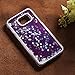 Galaxy S6 Case, Liujie Cute Funny Glitter Quicksand Dynamic Transparent 3D Flowing Star Hard PC Protection Phone Case for Samsung Galaxy S6 (purple)