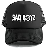 Sad Boyz - Trucker Mesh Snapback Hat Black