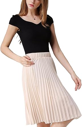 knee length swing skirt