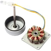 CrocSee Micro 3 Phase AC Hand Brushless Motor Generator | Mini Model Science Experiment Teaching Aid Kit DIY