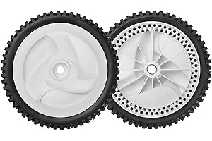 Fourtry 532403111 Front Drive Wheels Fit for Craftsman Lawn Mower - Front Drive Tires Wheels Compatible with Craftsman & HU Front Wheel Drive Self Propelled Mower Tractor, Replace 194231X427, 2 Pack